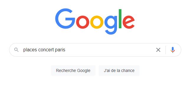 Exemple de bonne requête sur Google